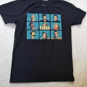 Mens size S Bustedtees 80s 90s tv men shirt
